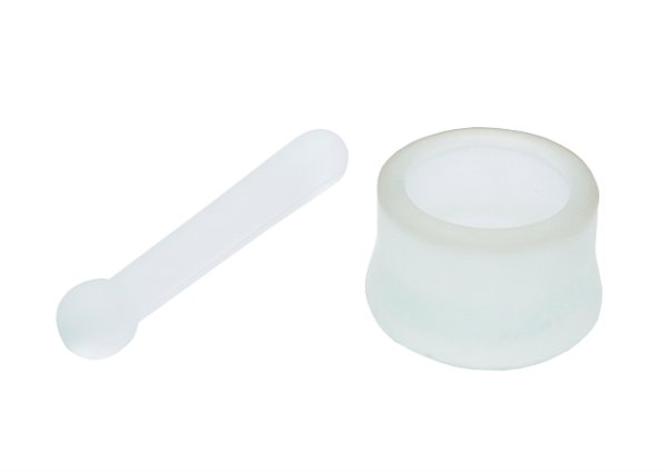 画像1: ホワイト型乳鉢・乳棒セット (1)
